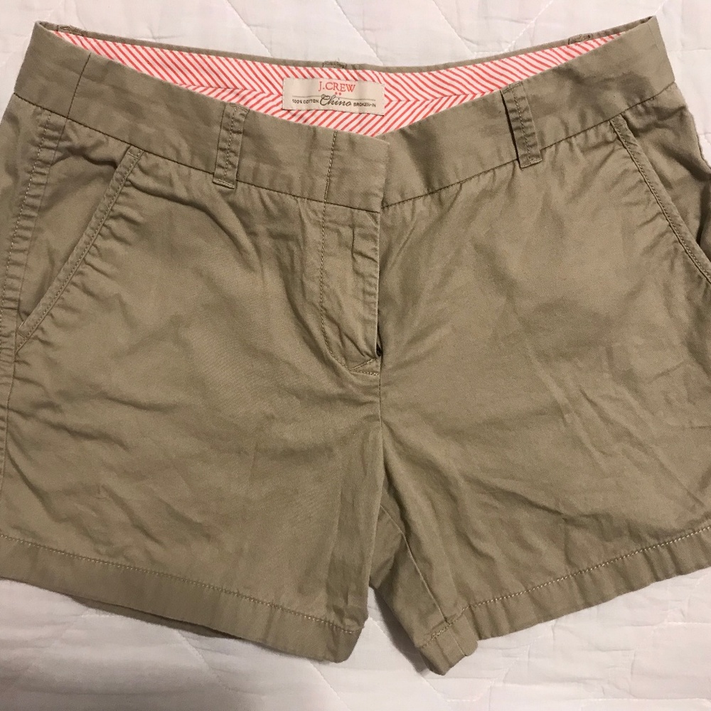 J. Crew Women's Size 6 Khaki Broken In Chino Short